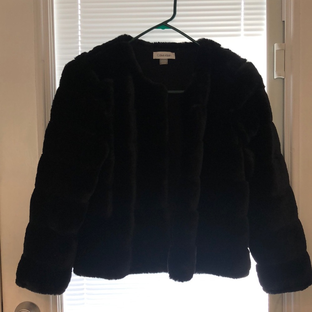 Faux Fur Mini Jacket
